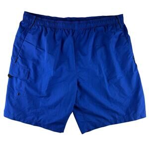 Laguna Originals Men’s Sz 3XL Pull On Swim Trunks Blue Drawstring Mesh Beach